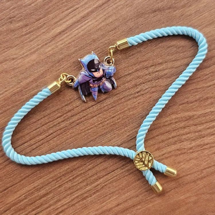 Superhero-themed Batman rakhi for kids